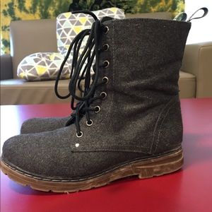 Grey Ankle Boots